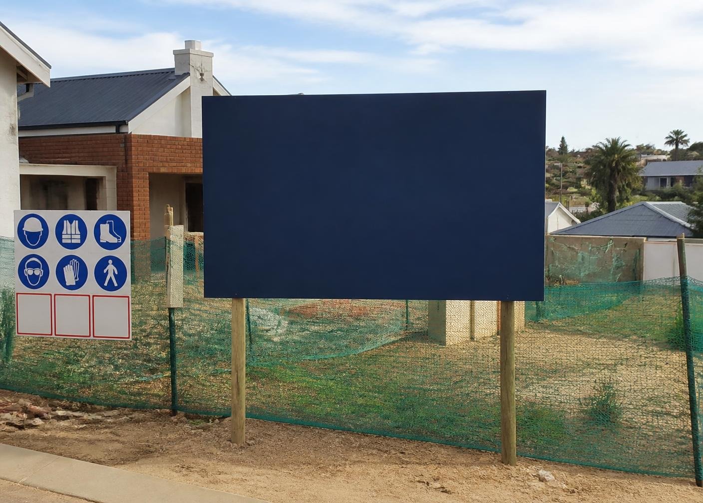 Corex construction boards produced for a building project
